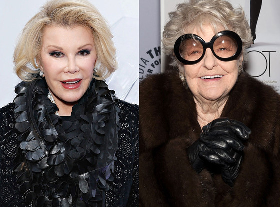 Joan Rivers, Elaine Stritch Joan Rivers, Elaine Stritch